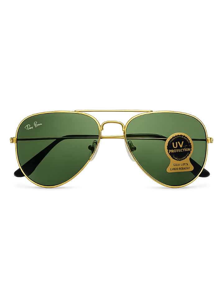 UV Protection Aviator Sunglasses | S2EGLD01